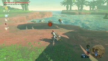 Un Octorok desva a la perfección una bomba remota con un disparo en Zelda: Breath of the Wild