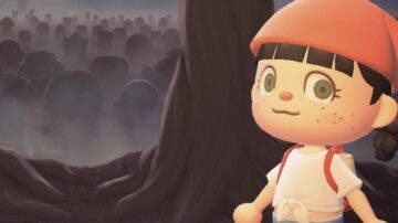 Un terrorífico fantasma aparece en la nueva pared de cementerio de Animal Crossing: New Horizons