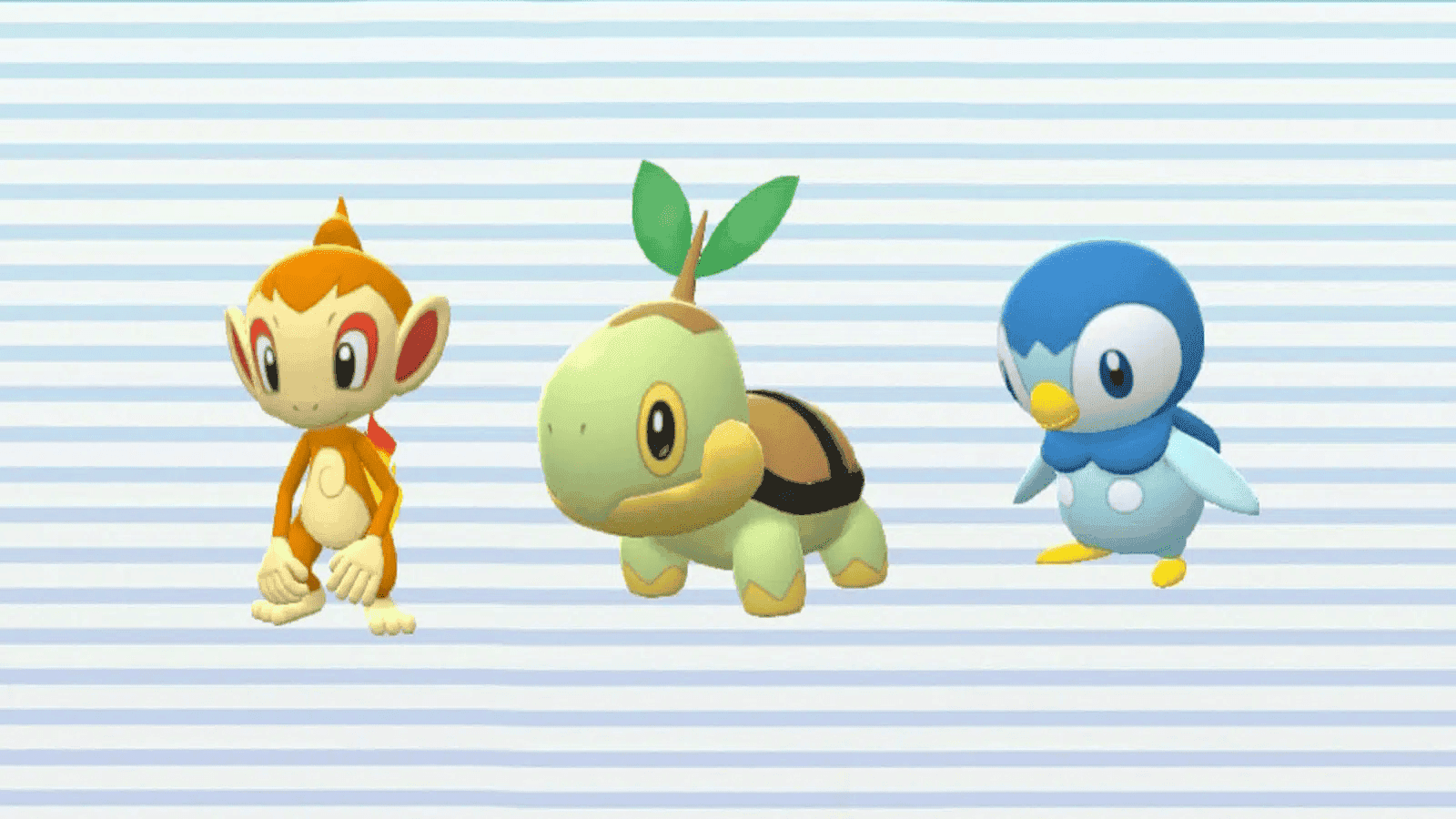 Cómo conseguir a los 3 iniciales Chimchar, Turtwig y Piplup en Pokémon Diamante Brillante y Perla Reluciente