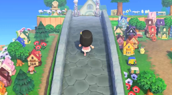 Tour en primera persona por esta genial aldea para giroides en Animal Crossing: New Horizons