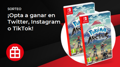 [Act.] ¡Segundo sorteo de 2 copias de Leyendas Pokémon: Arceus para Nintendo Switch!