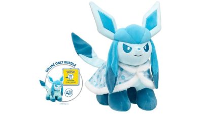 Glaceon también se une a la línea de peluches Pokémon oficiales de Build-a-Bear