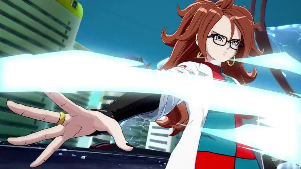Dragon Ball FighterZ confirma a Androide 21 en bata de laboratorio como personaje DLC con este tráiler