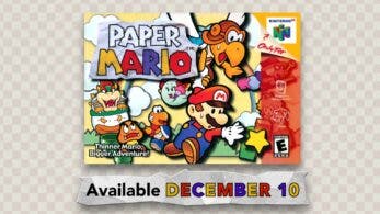 Paper Mario llega a Nintendo Switch Online + Paquete de expansión este 10 de diciembre