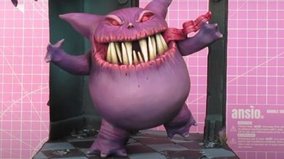 Echa un vistazo a estas terroríficas figuras de Gengar, Haunter y Gastly creadas por un fan