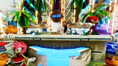 El variopinto concierto de Sonic con Steve Aoki no deja a nadie indiferente