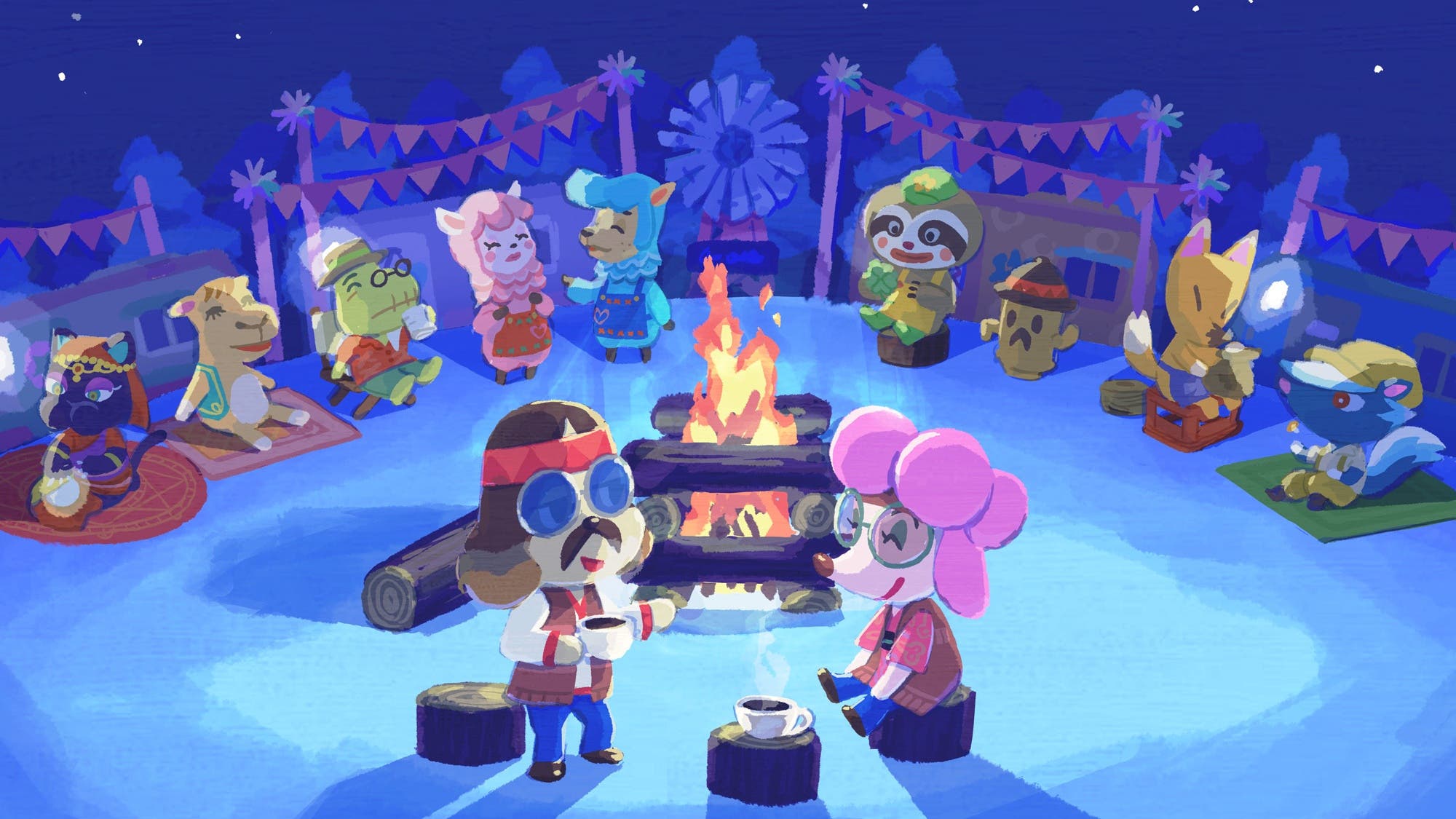 Nintendo nos felicita el Año Nuevo 2022 con esta ilustración de Animal Crossing: New Horizons
