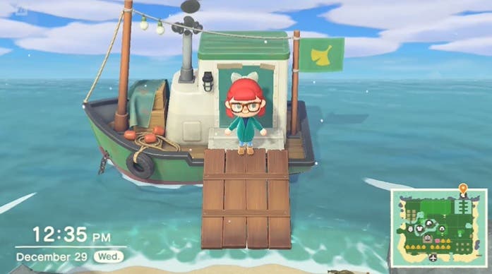 Fan de Animal Crossing: New Horizons ha creado un muelle para Ladino en su isla