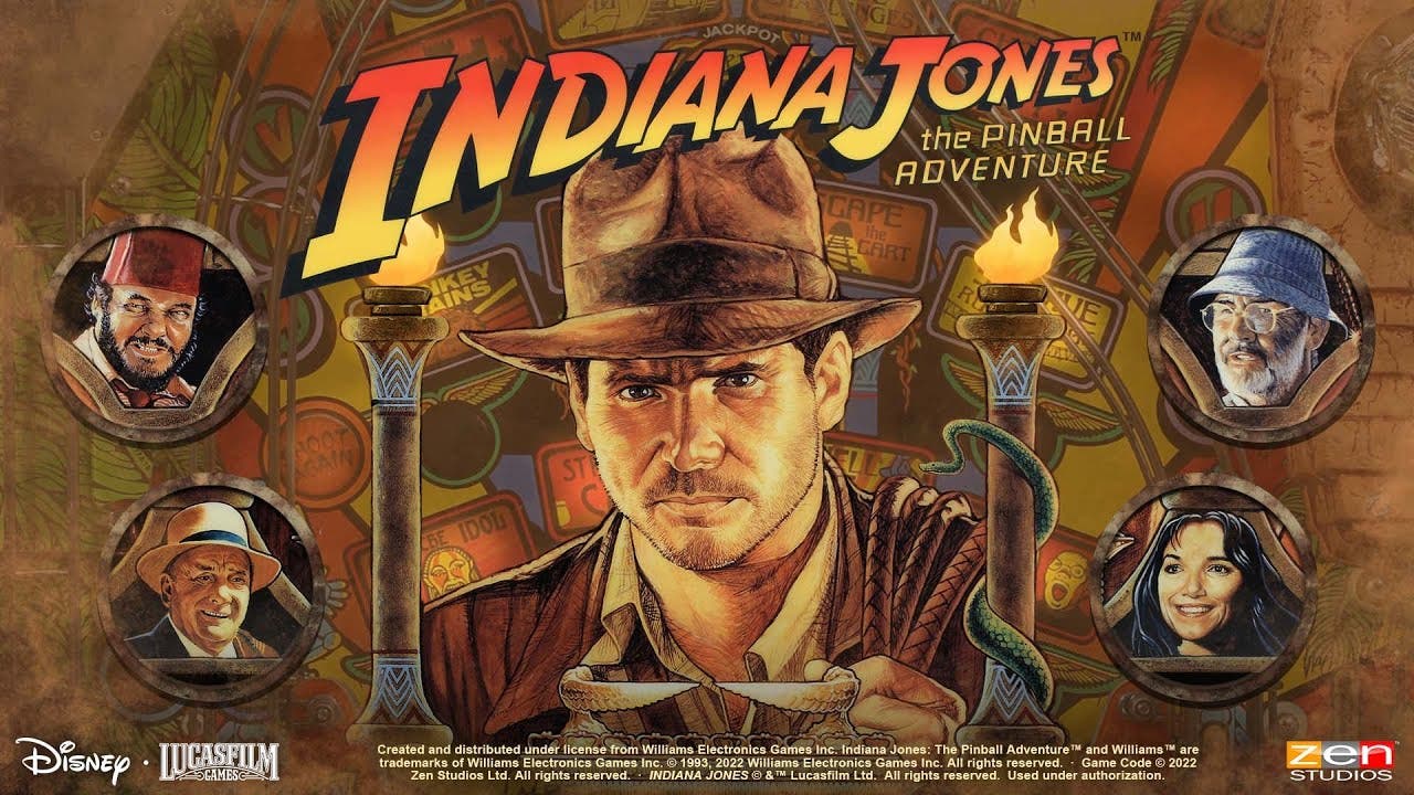 Indiana Jones: The Pinball Adventure confirma su llegada a Pinball FX3 con este vídeo