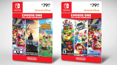 Nintendo estrena un nuevo formato de tarjeta de prepago en Canadá