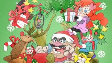 Nintendo nos felicita las fiestas con esta genial ilustración oficial de Wario