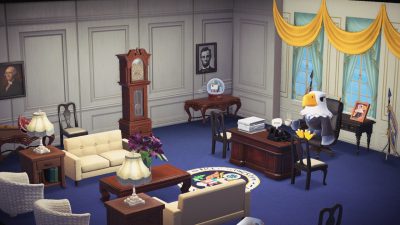 Jugador de Animal Crossing: New Horizons ha convertido a Apolo en el presidente de Estados Unidos