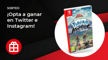 ¡Cuarto sorteo de una copia de Leyendas Pokémon: Arceus para Nintendo Switch!