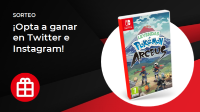[Act.] ¡Cuarto sorteo de una copia de Leyendas Pokémon: Arceus para Nintendo Switch!
