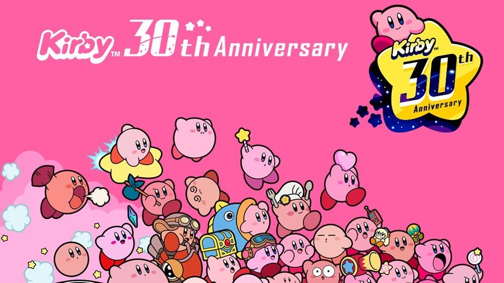 El 30 aniversario de Kirby promete muchas actividades sobre la franquicia