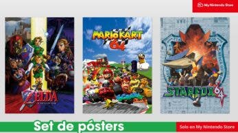 Nintendo ofrece estos pósters de Nintendo 64 como recompensa de My Nintendo en el catálogo europeo