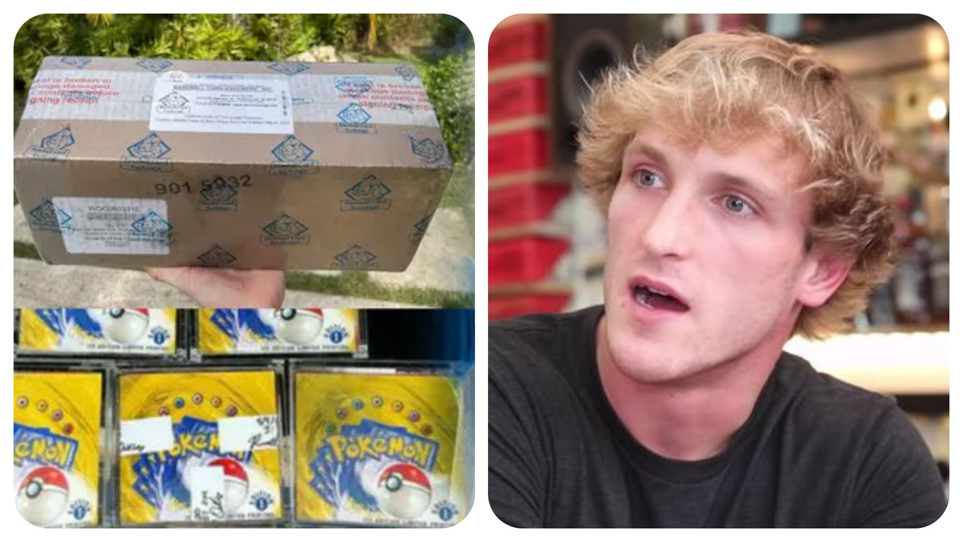 Logan Paul podría haber sido estafado con la caja del JCC Pokémon por la que pagó 3,5 millones de dólares