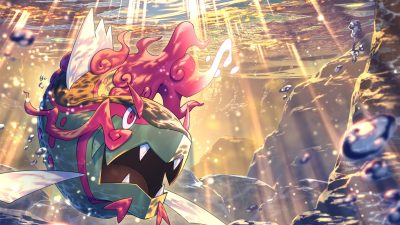 Basculegion y Braviary de Hisui protagonizan este nuevo arte oficial de Leyendas Pokémon: Arceus