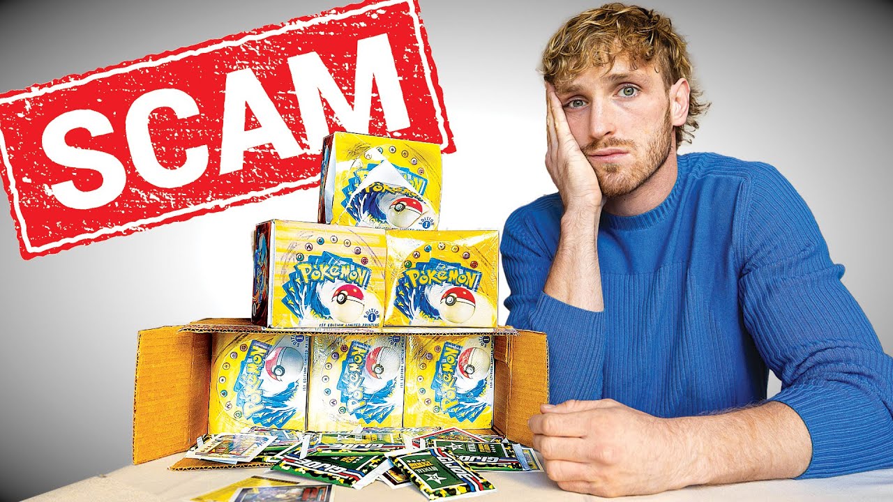 Logan Paul comparte con este mensaje que efectivamente es falsa su caja del JCC Pokémon por la que pagó 3,5 millones de dólares