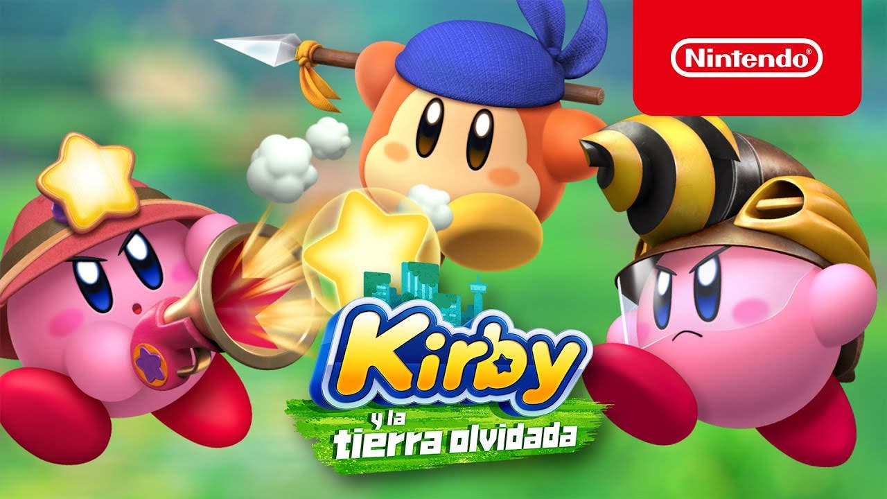 Kirby y la tierra olvidada se lanza el 25 de marzo en Nintendo Switch: nuevo tráiler