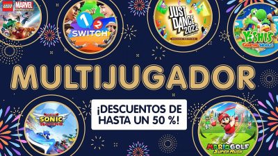 Nintendo también rebaja hasta el 50% estos títulos con su nueva Promoción Multijugador en la eShop de Switch