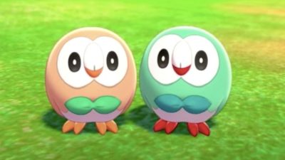 Rowlet shiny será distribuido este próximo 19 de enero como regalo en Pokémon Café ReMix