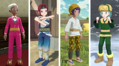Toda la ropa de Leyendas Pokémon: Arceus
