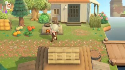 Fan de The Witcher 3 ha recreado la Destilería de hidromiel de Llenomiel en Animal Crossing: New Horizons