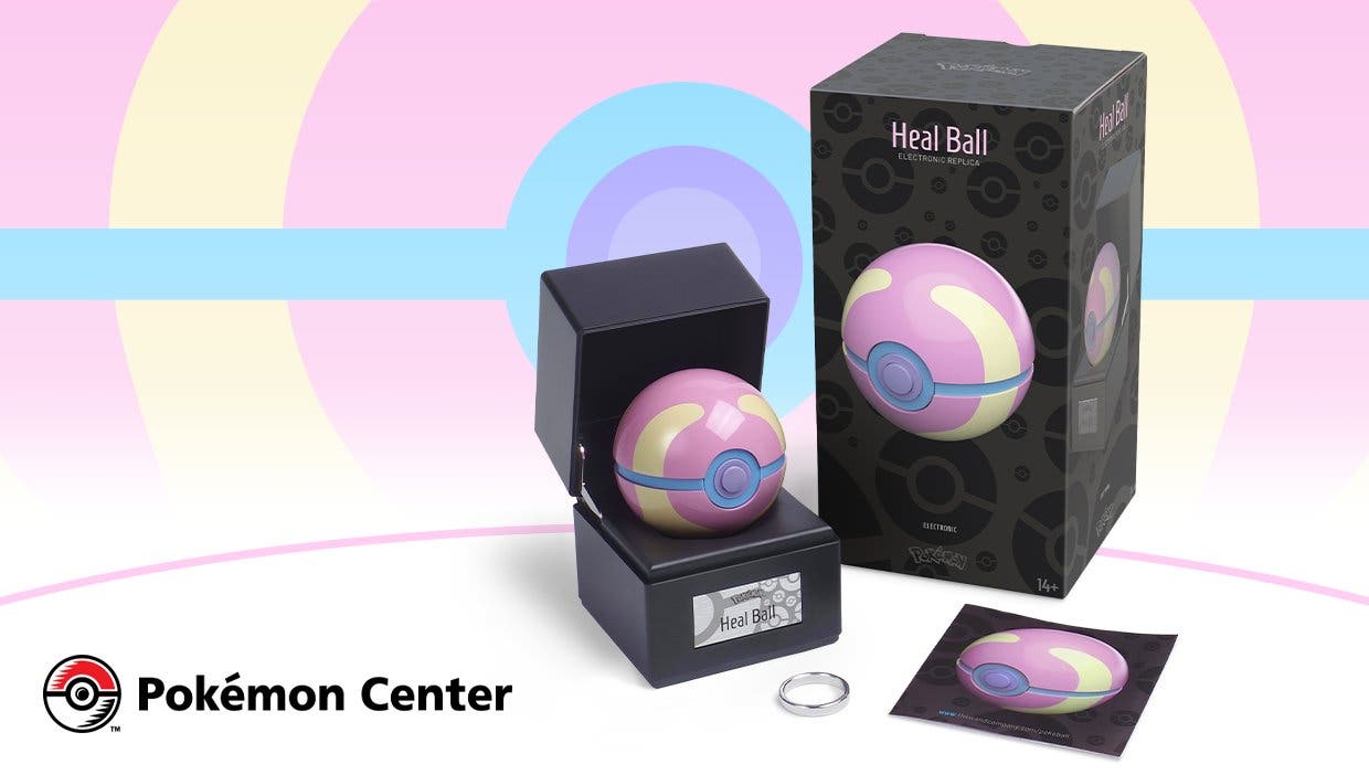 Pokémon anuncia cuatro nuevas réplicas de Poké Balls como la Sana Ball