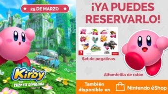 Esto puedes llevarte por reservar Kirby y la tierra olvidada en distintos comercios