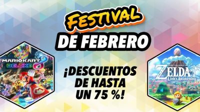 Nintendo desvela los juegos incluidos en la promoción «Festival de febrero»: más de 1.000 títulos rebajados en la eShop de Switch