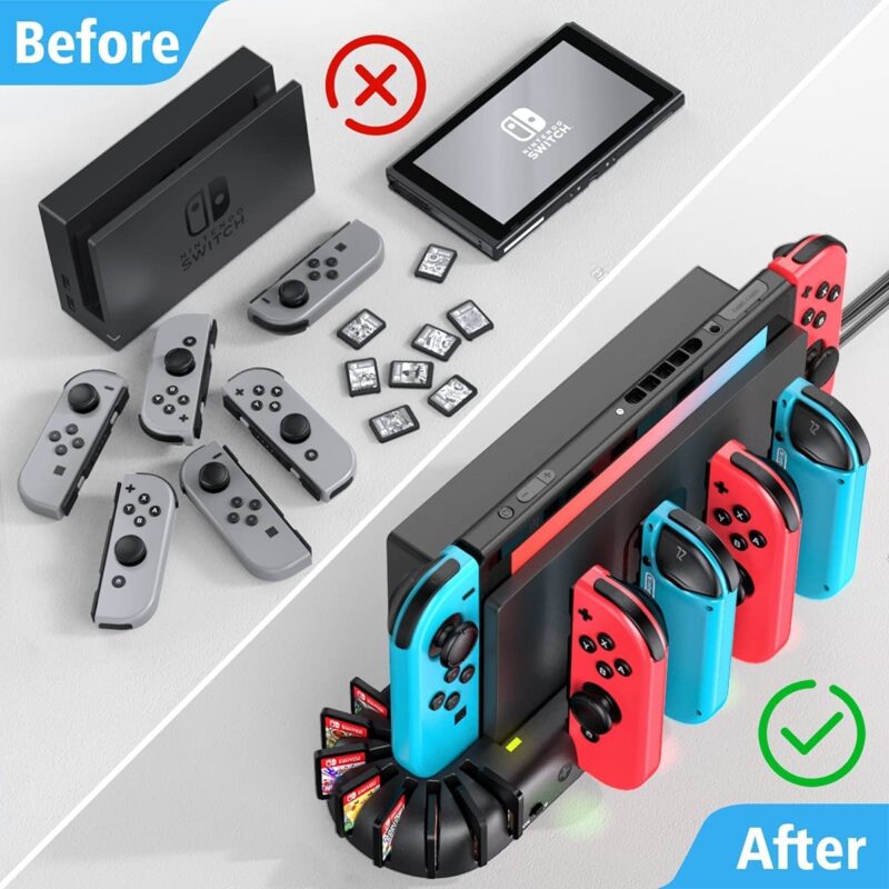 La base de carga para Joy-Con 1