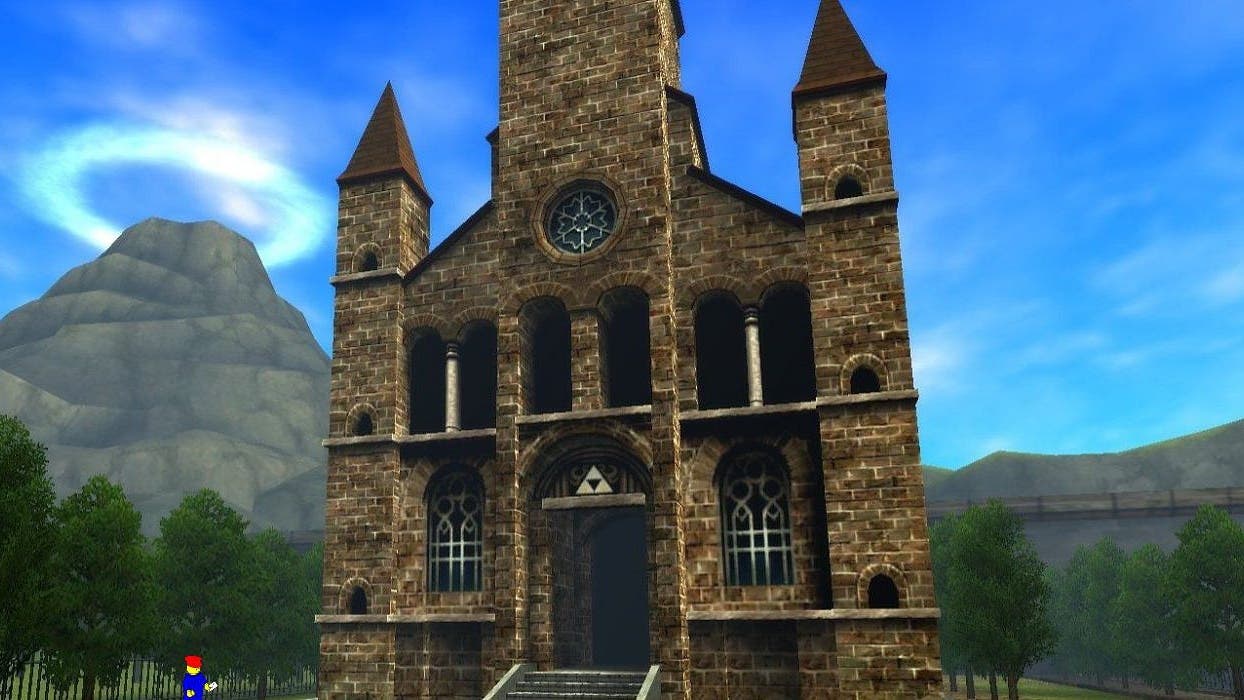 Fan de The Legend of Zelda ha recreado el Templo del Tiempo en Animal Crossing: New Horizons