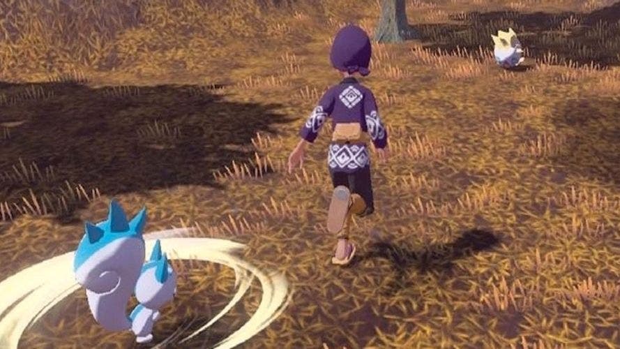 Un extraño glitch hace que el entrenador brille en Leyendas Pokémon: Arceus