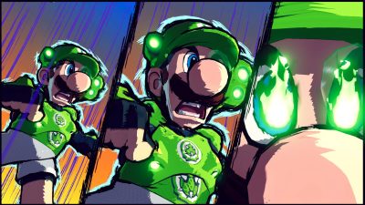 Mario Strikers tamaño