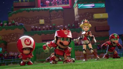 Nuevo gameplay oficial de Mario Strikers: Battle League Football