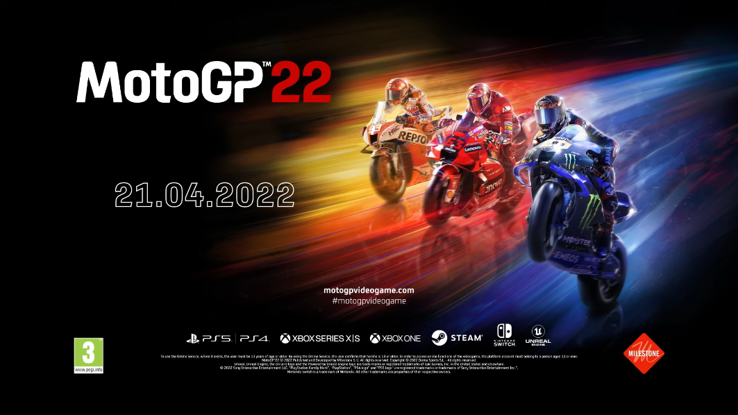 MotoGP 22 queda anunciado para Nintendo Switch