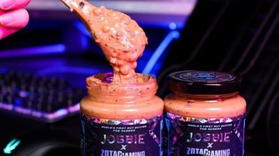 Crean la primera mantequilla de cacahuete para gamers