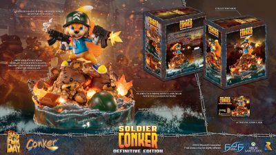 Echa un vistazo a esta increíble figura de Conker’s Bad Fur Day
