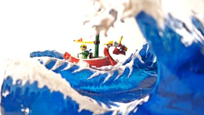 The Wind Waker x La gran ola: Así luce este espectacular fan-art de Zelda