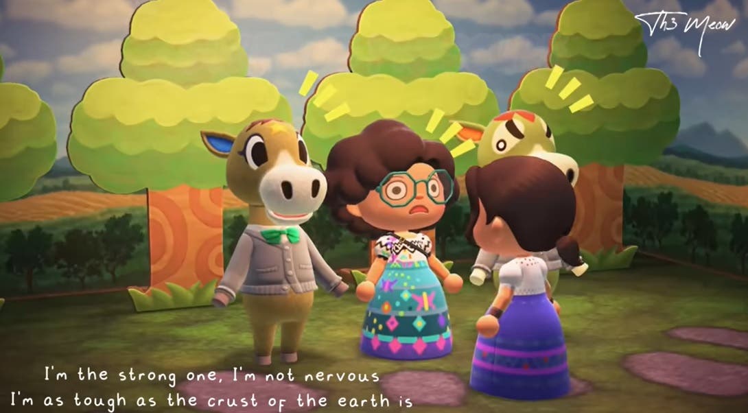 Recrean “En lo profundo/Peso” de Encanto en Animal Crossing: New Horizons