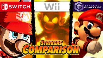 Comparativa en vídeo de Mario Strikers: Battle League Football con los juegos de Wii y GameCube