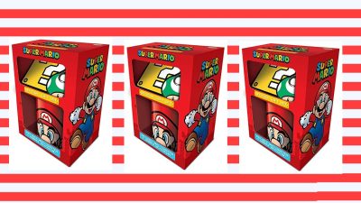 El kit de regalo oficial de Super Mario con taza incluida por solo 11 euros en Amazon