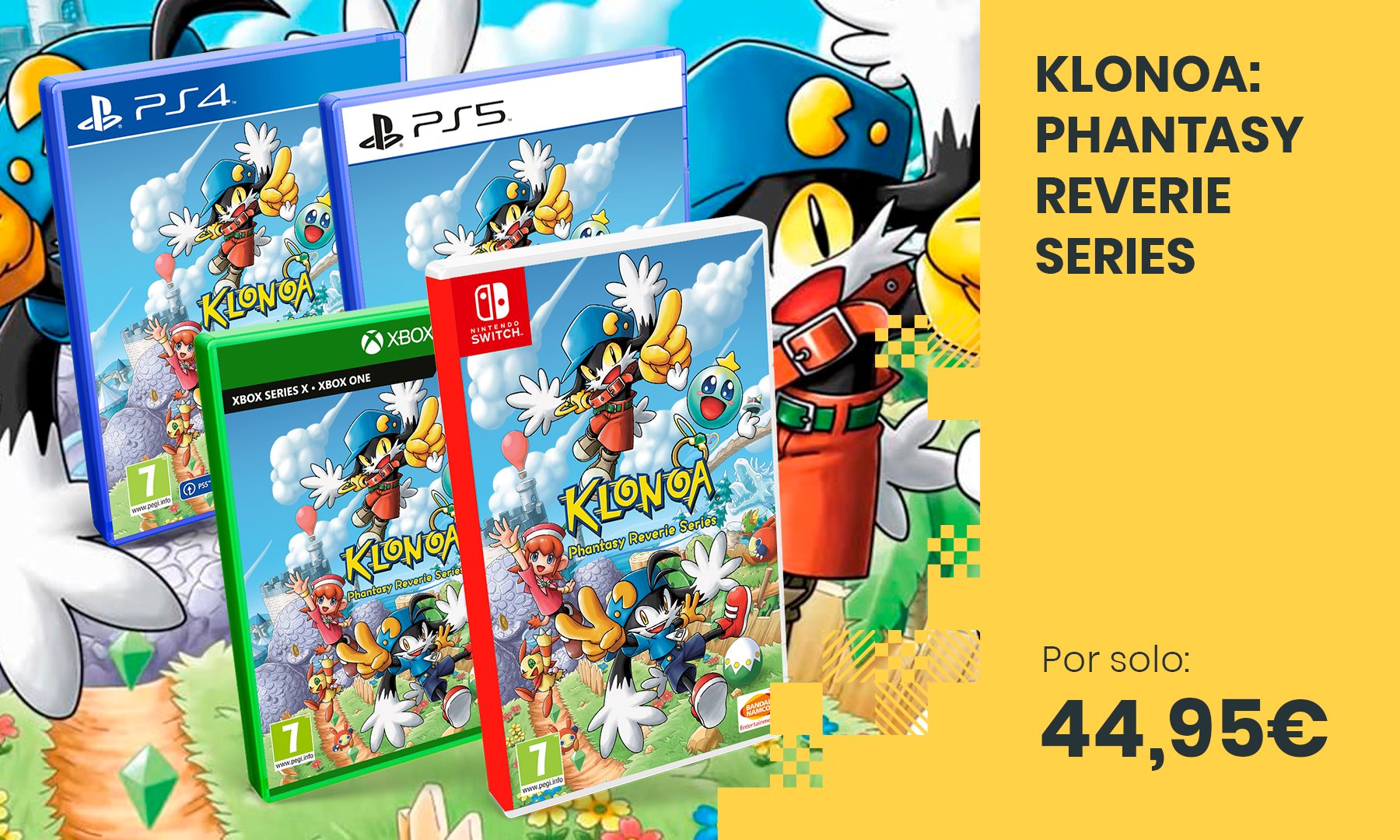 Klonoa ha vuelto con los juegos remasterizados con Klonoa: Phantasy Reverie Series: reserva disponible