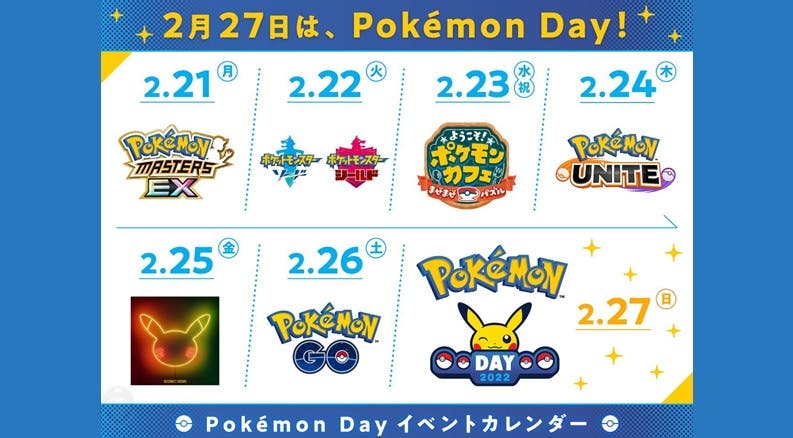 Día de Pokémon 2022: Se confirman anuncios especiales de varios juegos para cada día hasta el domingo