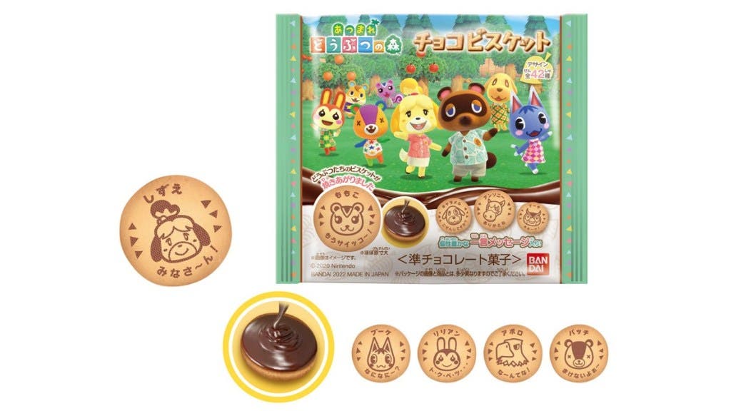 Anunciadas nuevas galletas oficiales con diseños de 42 personajes de Animal Crossing: New Horizons