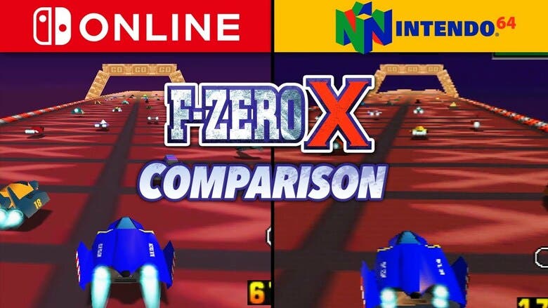 Comparativa en vídeo del F-Zero X original con la versión de Nintendo Switch Online