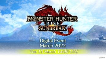 Anunciado un Monster Hunter Digital Event centrado en Monster Hunter Rise: Sunbreak para este 15 de marzo