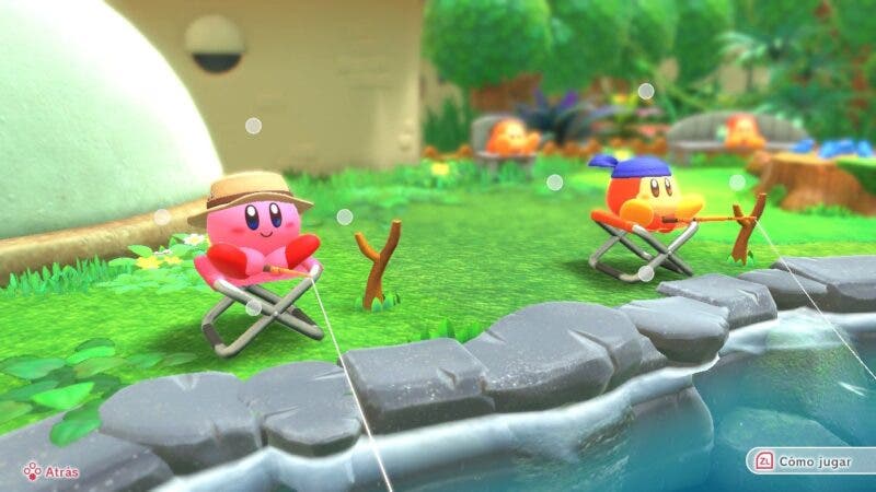 Kirby pescando