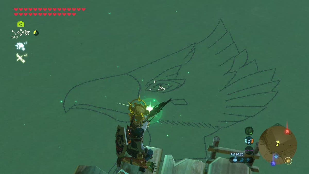 La nueva tendencia de Zelda: Breath of the Wild consiste en hacer dibujos con espadas